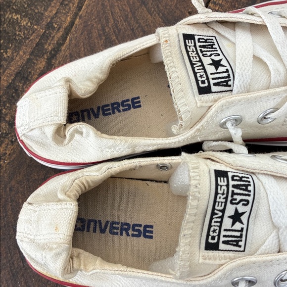 Converse Women’s 8 Chuck Taylor All Star Canvas Sneakers No Tie Stretch Heel - Picture 3 of 8